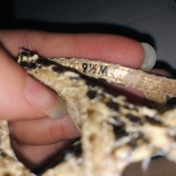 Vintage stuart weitzman snakeskin wedges - Picture 4 of 4